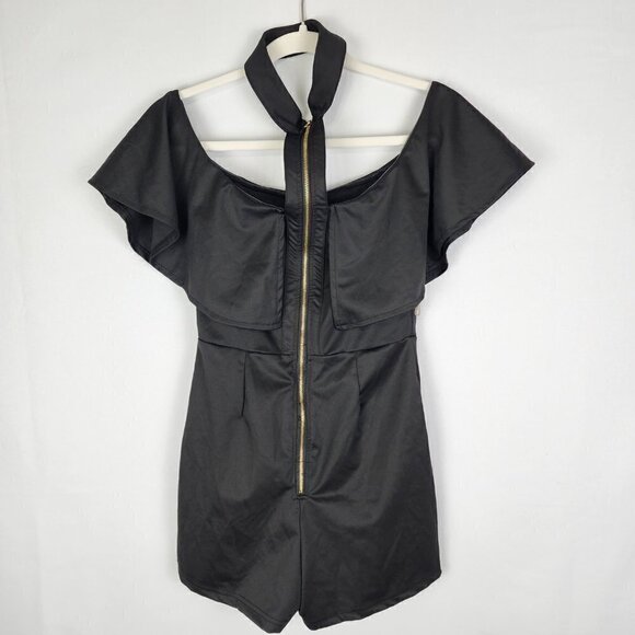 NWT Love Nation Choker Style Romper S - Picture 2 of 5